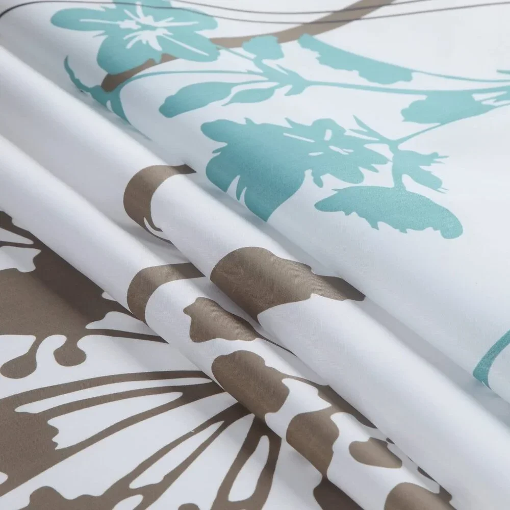 NEW - Dandelion Floral Print Waterproof Shower Curtain